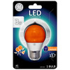 GE Lighting 23054 3-Watt LED A15, 45-Lumen Party Light, Crypto Bitcoin Orange Party Bulb with Medium Base, 1-Pack