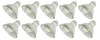 (case of 10) GE Proline Halogen Bulb Indoor 50 W Mr16 1.8750 In. Q50mr16/Fl/Pro 2900 K