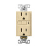 Eaton Wiring 15 Amp Duplex GFCI NAFTA-Compliant Receptacle Outlet, Ivory, SGF15FV