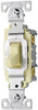(case of 5) Eaton CS120A 20-Amp 120/277-volt Commercial Grade Single Pole Compact Toggle Switch with Side Wiring, Almond