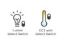 Philips Lightolier- DL3RSLMZ10SCTUW LED Recessed Can Retrofit Kit, 3 Inch round, Field Selectable lumens and color temperature, white trim