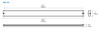 Day-brite LED Wraparound Surface Mount Luminaire with Occupancy Sensor, 8 ft, Color Select (3500K, 4000K 5000K), Field Selectable Lumen, 120-347V, 0-10V Dimming, NWL860100L8CST-UN3-DIM