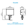 Stonco Keene SlimFlood Selectable Gen 3 Area Flood Light, Field Selectable Watts (10-15-20W), Field Selectable Color (3000K, 4000K, 5000K), 120-347V, PCB Photocell, Bronze,SF20-SCT-G3-10-PCB-BZ 