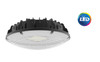 Stonco Garage and Canopy round LED Luminaire, Color Selectable, Lumen Selectable, Surface Mount, Type 5 Light Distribution, 120-347V, Bronze finish, GCR60-SCT-G1-SM-5-10-BZ