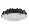 Stonco Garage and Canopy round LED Luminaire, Color Selectable, Lumen Selectable, Surface Mount, Type 5 Light Distribution, 120-347V, Bronze finish, GCR60-SCT-G1-SM-5-10-BZ