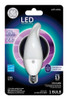 G E LIGHTING 39759 LED Candelabra Light Bulb, Frosted, 170 Lumens, 2.5-Watts