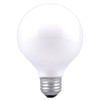 Double Life 25W Globe Light Bulbs, White, 3-Pack-Sylvania