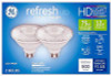 (2 bulbs) GE Lighting refresh LED, 12 watt, 900 lumen,  Par30, Daylight LED Light Bulb, Dimmable