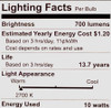 GE 40893 LED BR30 Dimmable Soft White Flood Light Bulb, 10 watts, 700 lumens, medium base