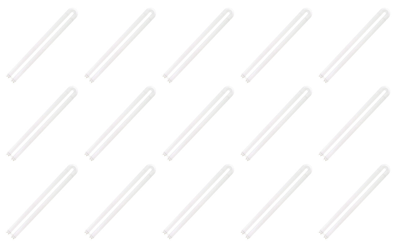 GE 62173 Ubend F29T8/SPX35/U/ECO U Shaped T8 29 watt Fluorescent Tube Light Bulb 3500K (pack of 15)