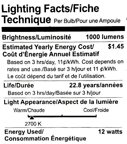 GE 42141 PAR30 Longneck LED12DP3LRW82725