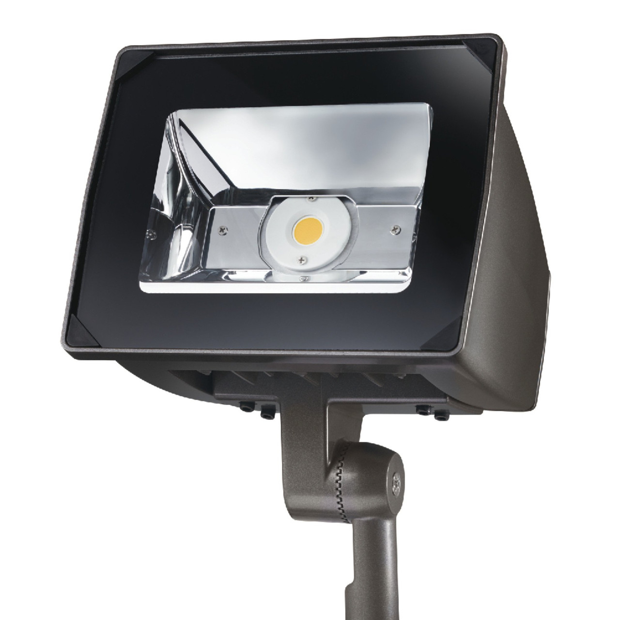 Lumark NFFLD-S-C70-KNC-UNV Night Falcon 20W Carbon Outdoor Integrated LED Area Light with Knuckle Mounting, Carbon Bronze