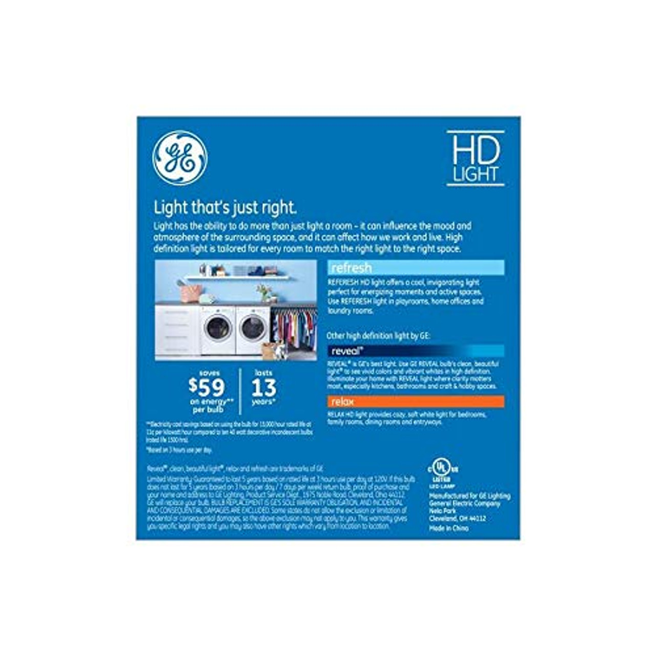 GE Refresh 3-Pack 40 W Equivalent Dimmable Daylight B11 LED Light Fixture Light Bulbs Candelabra Light Bulb