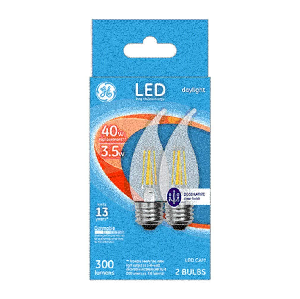 Led Cam 40w Eq Flame 2pk