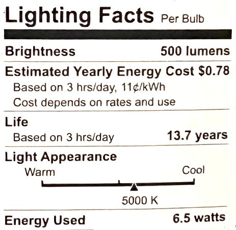 (6 bulbs) GE 37274 LED Globe, G25, 60 watt equivalent, medium base, Frosted, Dimmable, refreshing Daylight LED bulbs