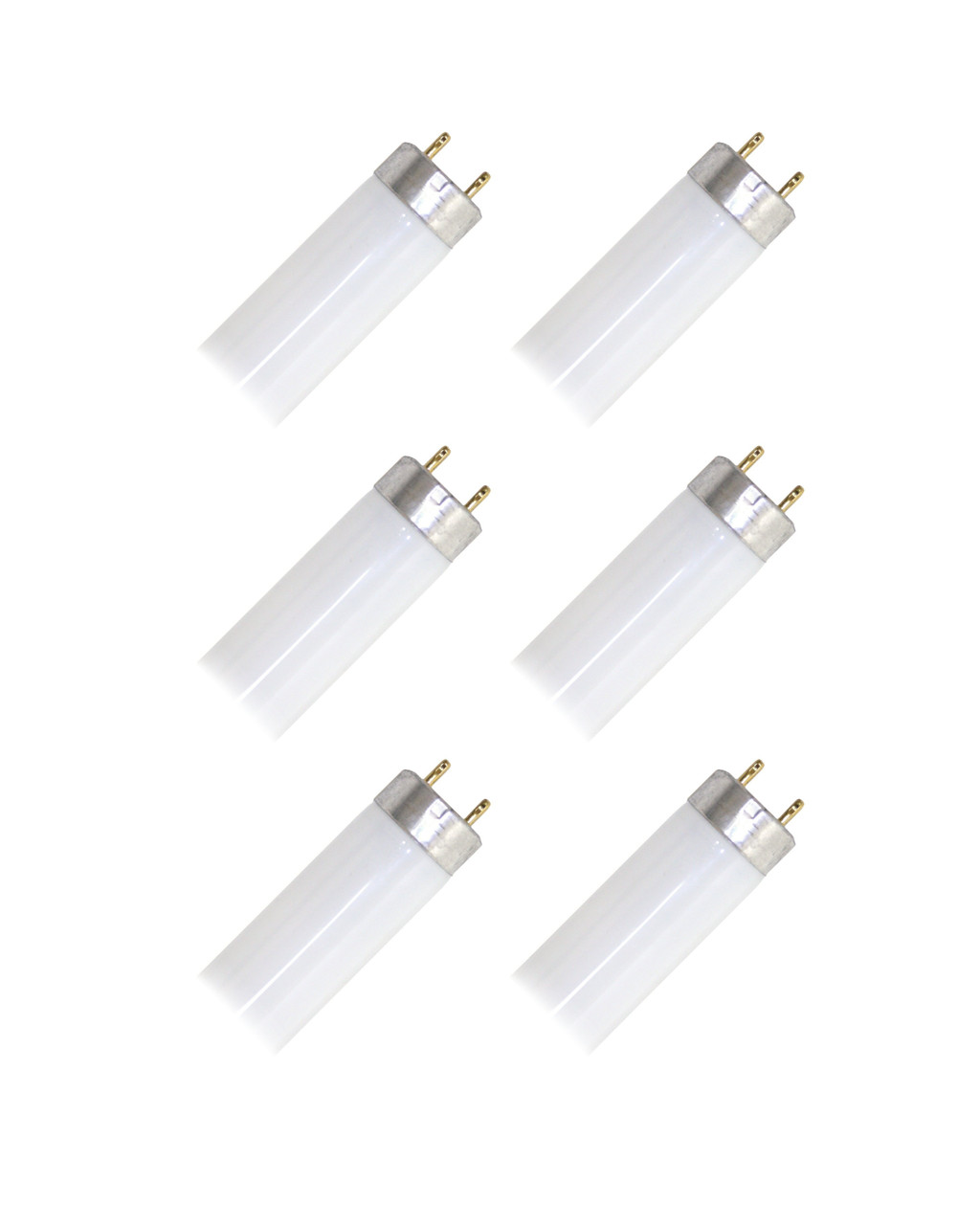 (6 tubes) Sylvania 22490 - FO17/15W/830/XP/XL/SS/ECO3 Straight T8 Fluorescent Tube 24 inch Light Bulb