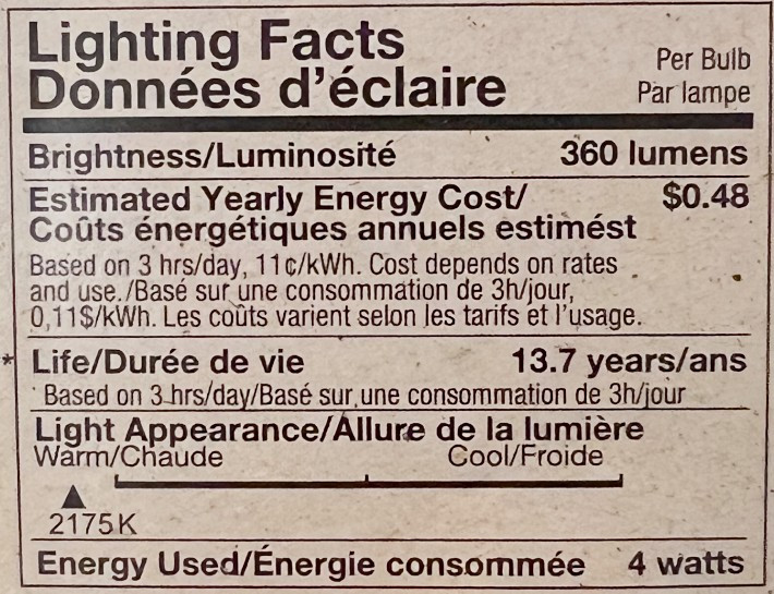 (12 bulbs) SYLVANIA 79721 Vintage Decorative LED Light Bulb, Efficient 4 Watts, B10, Medium Base, Amber Glass Edison Style, Amber Glow 2175K, Dimmable