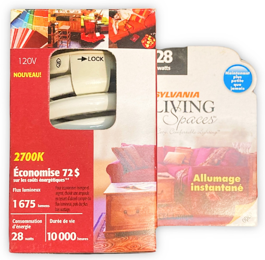 Sylvania 20027 - CF28TW/E/827/LS Twist Pin Base Compact Fluorescent Light Bulb