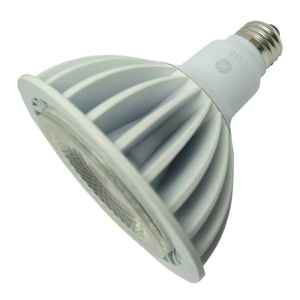 GE 30233 LED PAR38, 3100 lumens, 32 watt, 3500K Natural White, 15 degree spot, wet rated
