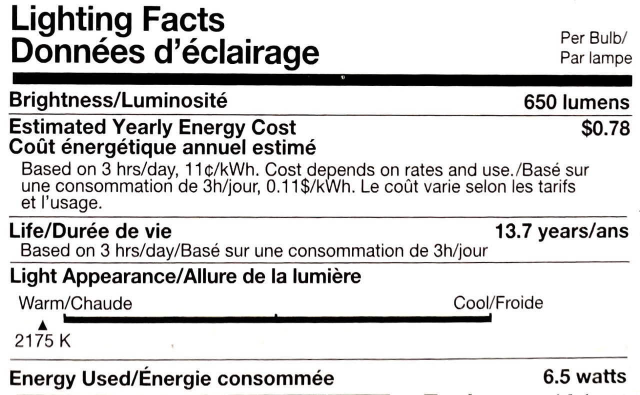 (4 bulbs) LEDVANCE Sylvania LED Vintage Filament G30 Globe Light Bulb, 60W = 6.5W, Medium Base, Dimmable, Amber Glow 