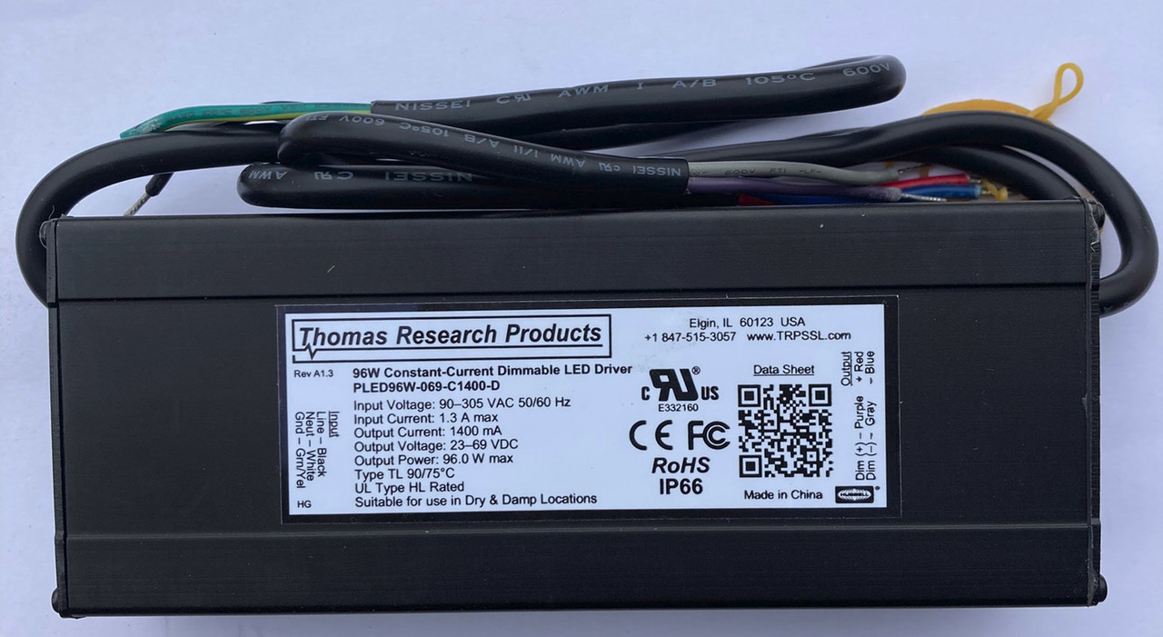 Thomas Research Products PLED96W-069-C1400-D 96W 1400Ma Constant Curre