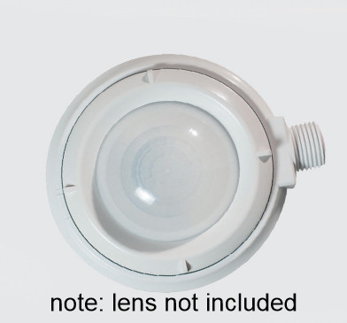 Hubbell Control Solutions WSPDLWOEMUNV-GY Digital Passive Infrared (PIR) Occupancy sensor , Daylight sensor, 120-480VAC Indoor Outdoor, watertight, gray, end mount