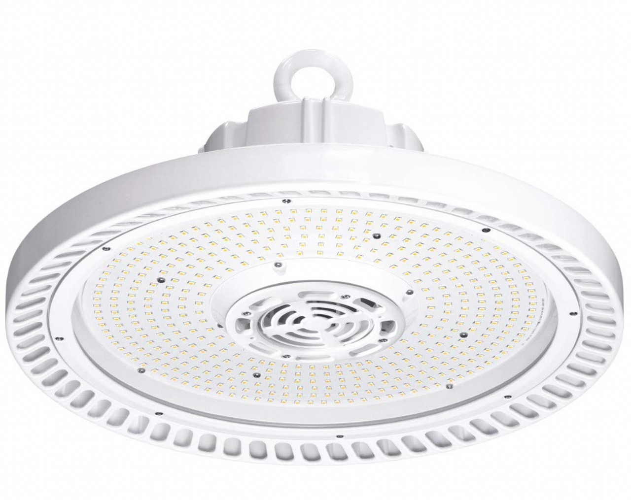 Hubbell Lighting LED Wet Location Round LED High Bay CRN-50LX-EDHV, 347-480V High Voltage, 102 watt, 14,000 lumens, Dimmable, 5000K