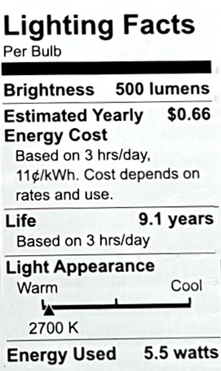 (4 bulbs) GE basic LED A15, Dimmable, 60 watt equivalent, 500 lumens, soft white LED ceiling fan Light bulb