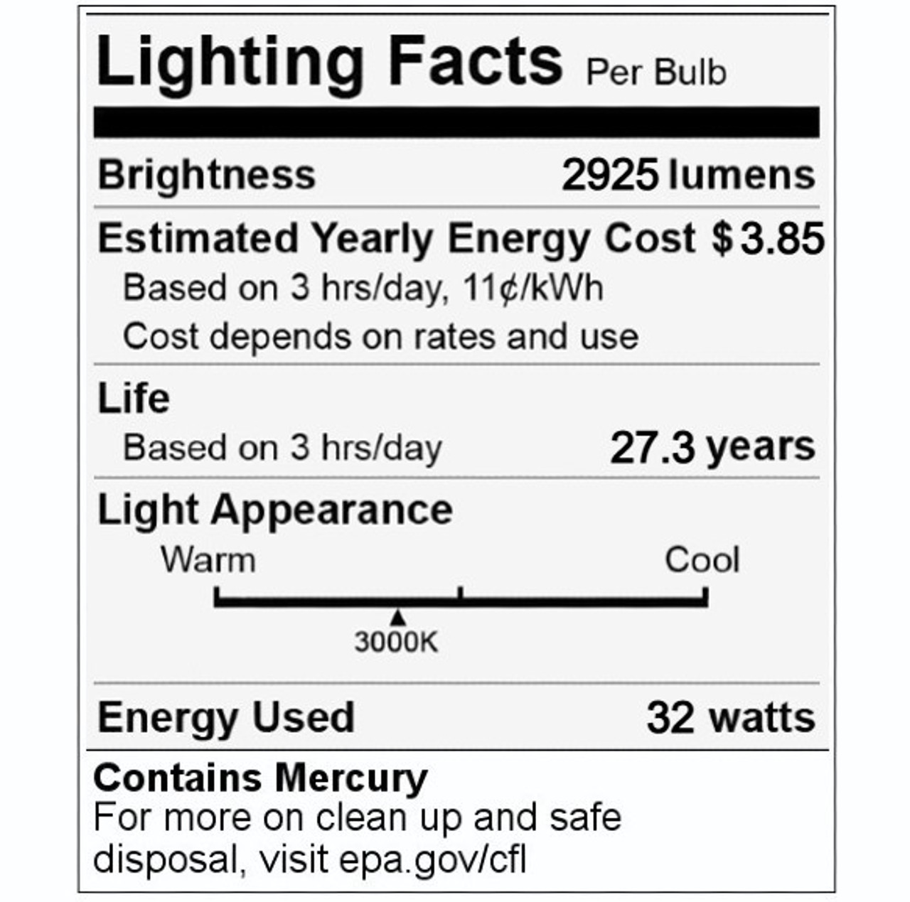 GE 68850 Fluorescent 48 inch tube, F32T8/SPX30/ECO2 32 watt T8 Bulbs 3000K 800 Series 
