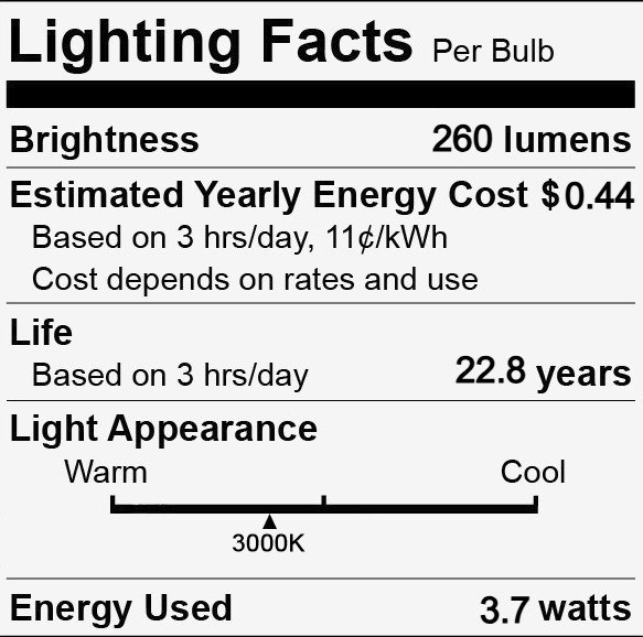 GE Lighting 37114. LED MR16, GU10 base, 3.5 watts, 300 lumens, LED light bulb
