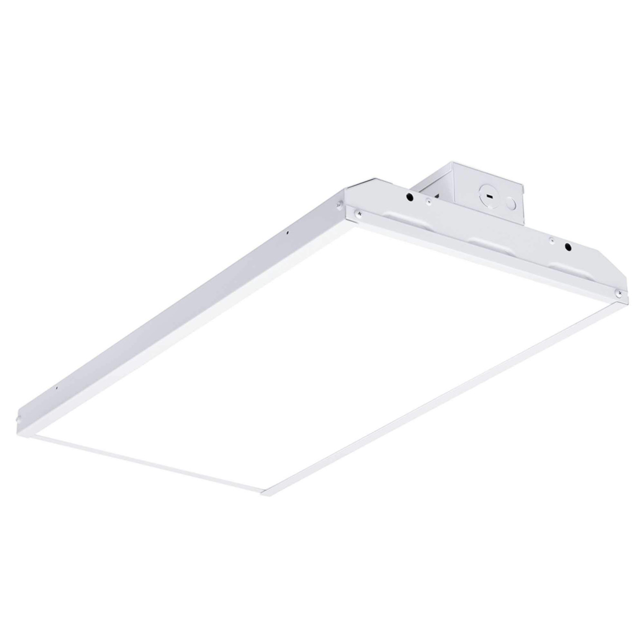 Hubbell Industrial CHB2-50LX-FA-EDU LED High Bay Light, White, 11400 lumens, 88 watts, 24 inch LED Linear High Bay, Dimmable, Frosted Acrylic Lens