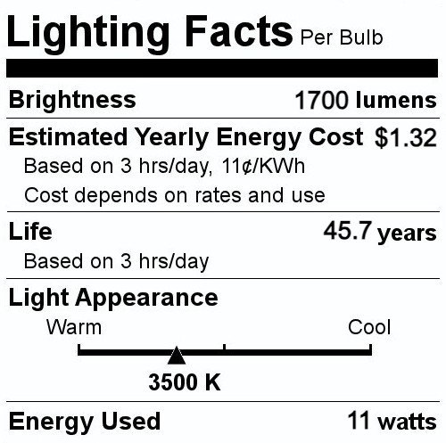 (case of 20) GE 93107391 LED Tube T8, LED11ET8/G/4/835, Type A plug and play, 48 inch, 3500K, 11 watts, 1700 lumens, fast and easy LED upgrade for 4-ft T8 Fluorecent Lamp