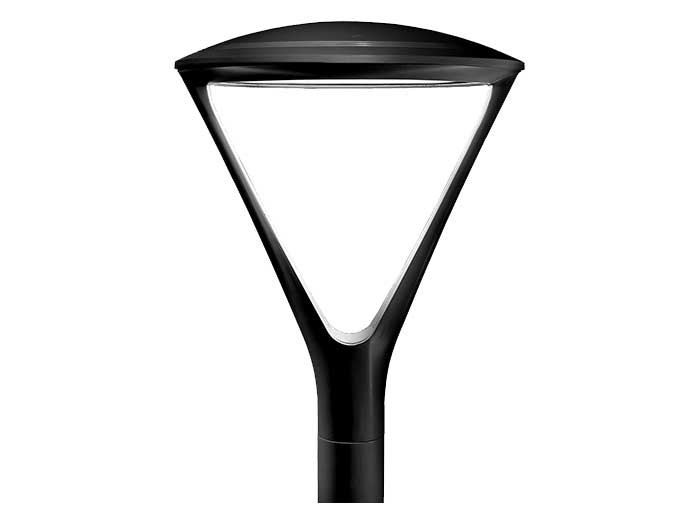 GE Lighting KIM Lighting 93088550 UR20 ouro Architectural area / site LED Luminaire, post top mount, 25 watt, 3000 lumens, 4000K Color Temp,  beautiful design, 120-277V, Dark Bronze