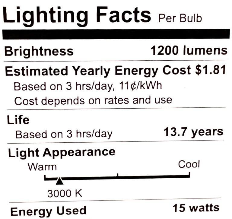 (pack of 4) GE warm white LED PAR38 Flood Light, Indoor Outdoor, 15 watt, 1200 lumen, Dimmable, HD Light for exceptional color contrast and brightness