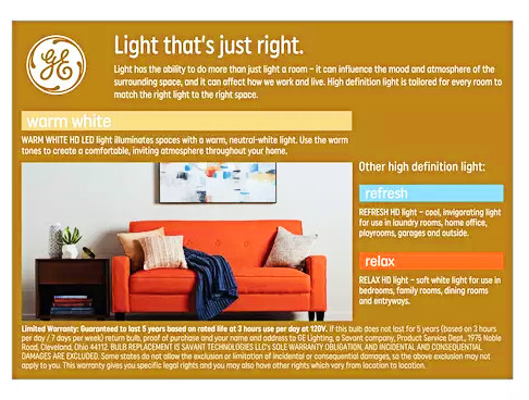 (2 bulbs) GE LED PAR30 long neck, Indoor Spotlight, warm white HD, 75 watt equivalent, Dimmable, 950 lumens, uses only 12 watts, LED Spotlight Light Bulb