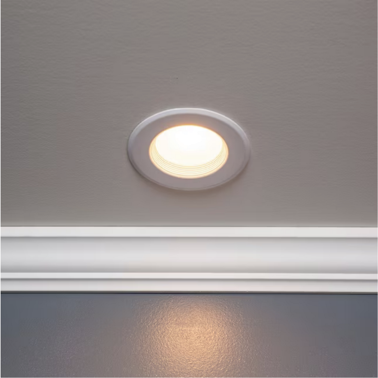 (10 trim rings) GE Lighting 47834 changeable Trim ring Baffle, RS6 (6 inch diameter) metal trim ring, fits 5 or 6 inch fixtures, converts 5 or 6 inch recessed downlight trim to white baffle