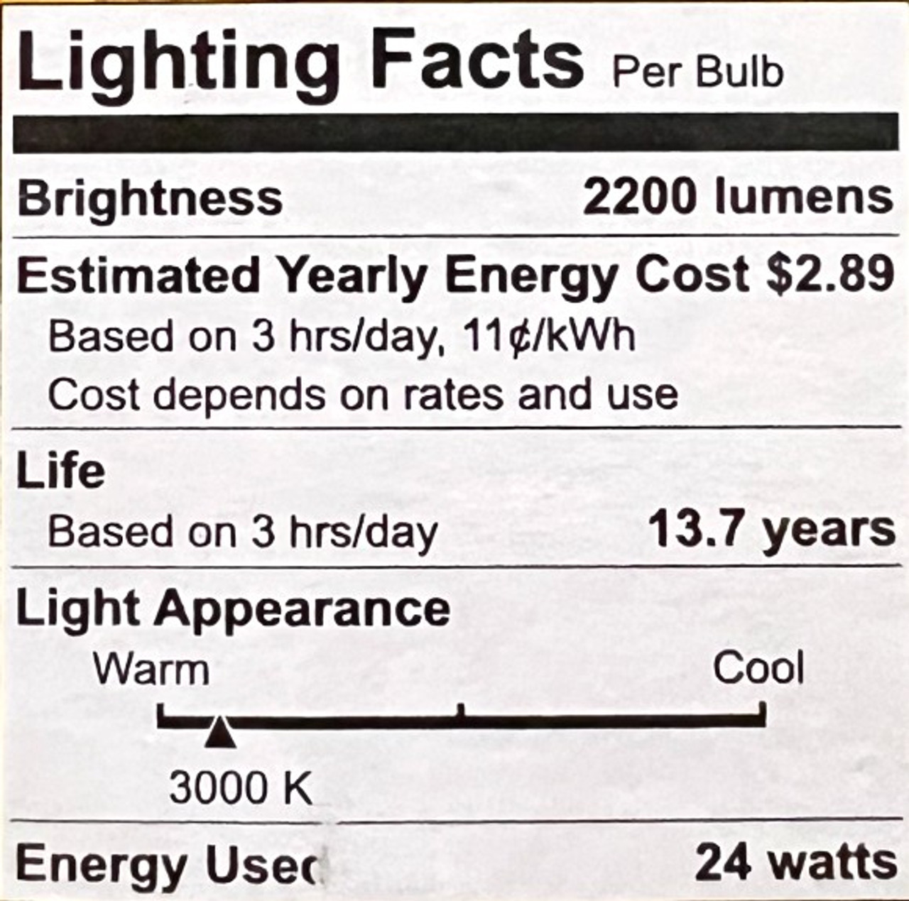 (6 bulbs) GE nighthawk LED PAR30 Longneck, 24 watt, 2200 lumens, 3000K warm white, medium base, indoor floodlight, dimmable ultra bright 150 watt equivalent