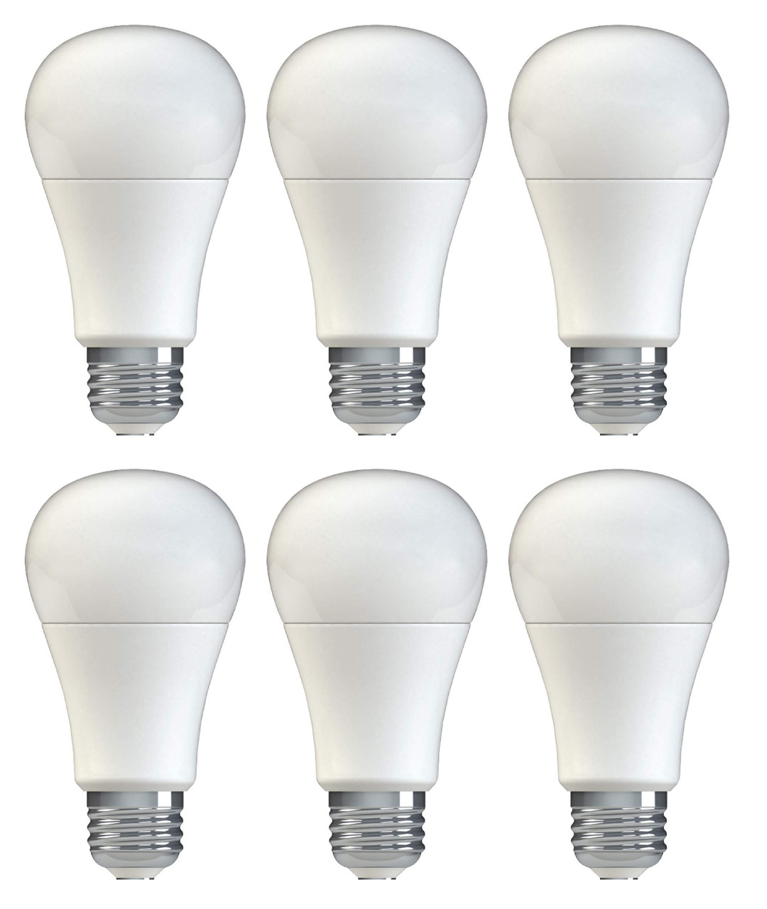 (6 bulbs) GE Lighting 21173 General Purpose Classic Shape A19 LED 11watt light bulb (75-Watt Replacement), 1050-Lumen, Medium Base, Frosted Daylight 