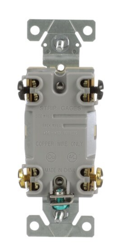 Eaton CSB420V  Toggle Light Switch, 4-way, 20-Amp, Ivory, 120/277V