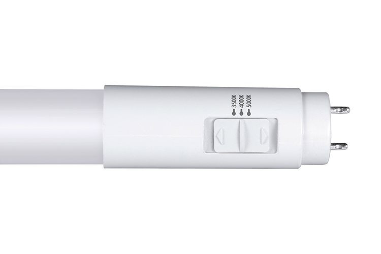 (case of 6) GE Lighting 93301824 LED Tube T8, 48 inch, SpectraChoice & LumenChoice  on-lamp Selectable Lumens & Color, 1100,1600, 2000 lumens, 3500K, 4000K, 5000K Type B Ballast Bypass