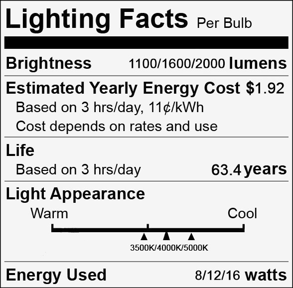 (case of 6) GE Lighting 93301824 LED Tube T8, 48 inch, SpectraChoice & LumenChoice  on-lamp Selectable Lumens & Color, 1100,1600, 2000 lumens, 3500K, 4000K, 5000K Type B Ballast Bypass