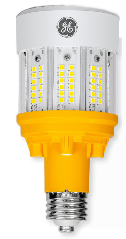 GE LED Omni-Directional Light Bulb, Hazardous Location Approved, E26 base, 35 watts, 5000 lumens, 4000K Color Temp, LED corncob replacement for  HID lamps