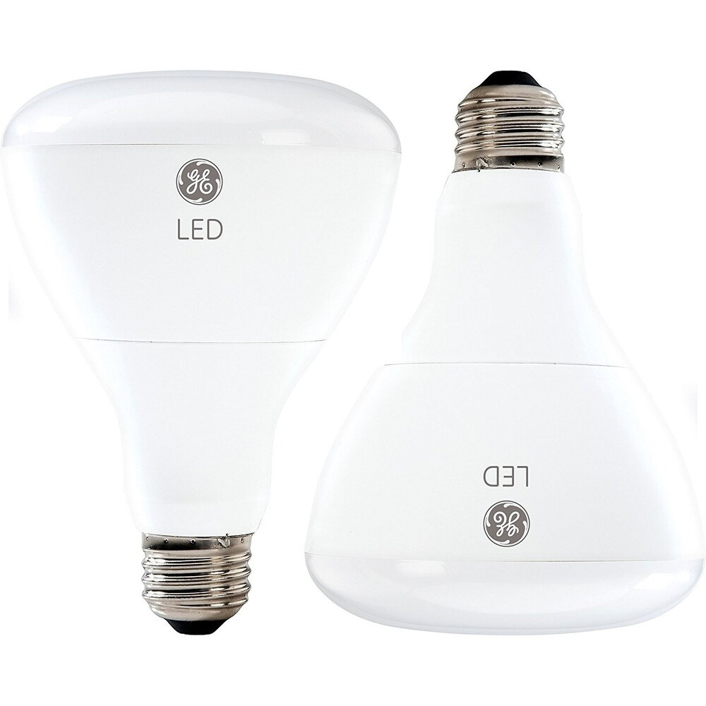 GE Lighting 22726 10 Watt Daylight BR30 LED Light Bulb, 2 Pack
