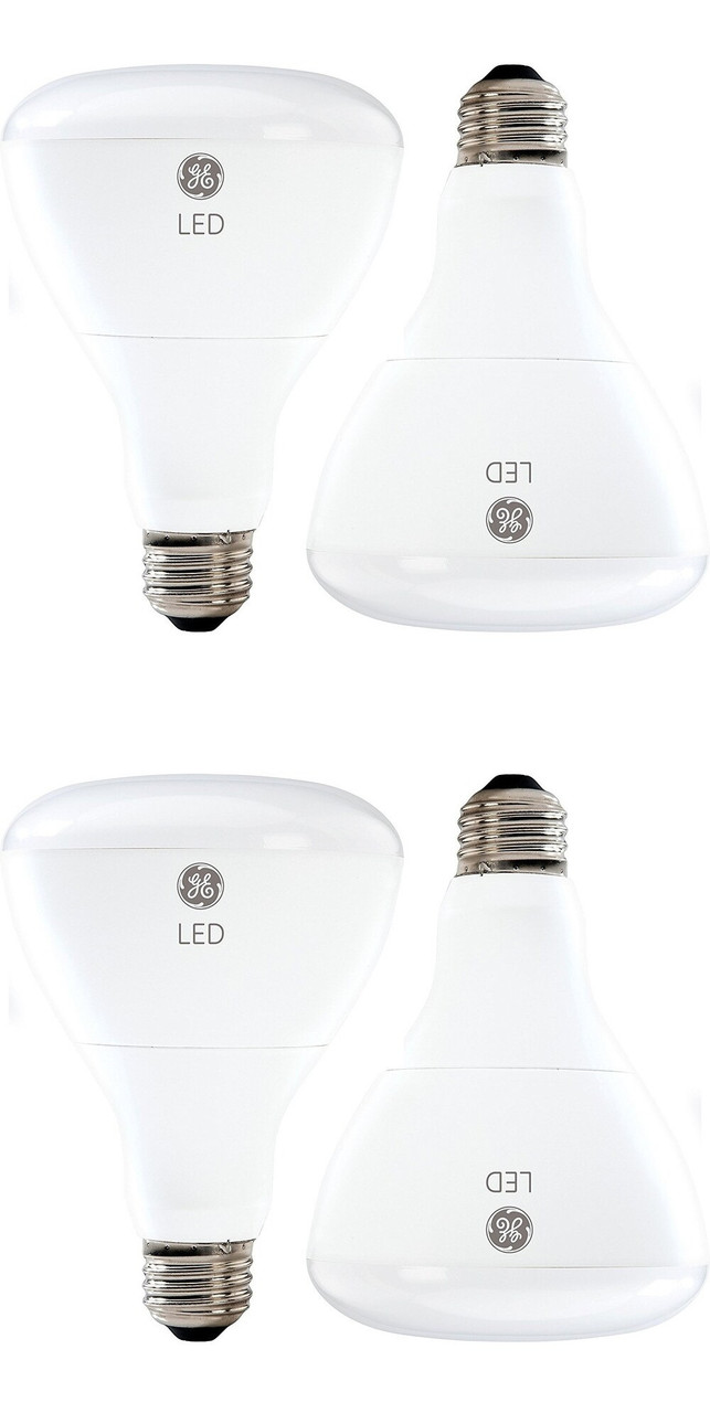 (4 bulbs) GE Lighting 22726 10 Watt Daylight BR30 LED Light Bulb