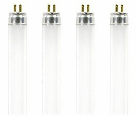 (case of 4) GE 71630 F54T5/850/WM/ECO 46 inch Fluorescent T5 Lamp , 51 watts, 5000K Daylight, 4790 Lumens, Miniature BiPin Base, Starcoat, Watt Miser, Ecolux