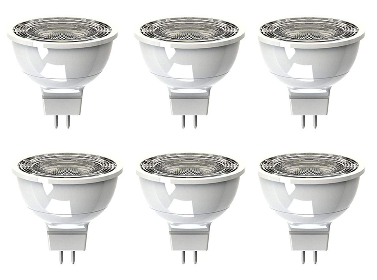 (case of 6) GE 93226 LED MR16, 7 watt, 500 lumen, 2700K Soft White, GU5.3 base, Narrow Flood lamp