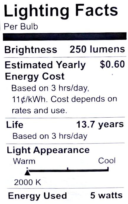 (case of 6 bulbs) GE Lighting Vintage Style LED Tube Light Bulb, 5 Watts (60 Watt Equivalent) Warm Candle Light, Amber Glass, Medium Base, Dimmable, spiral filament  
