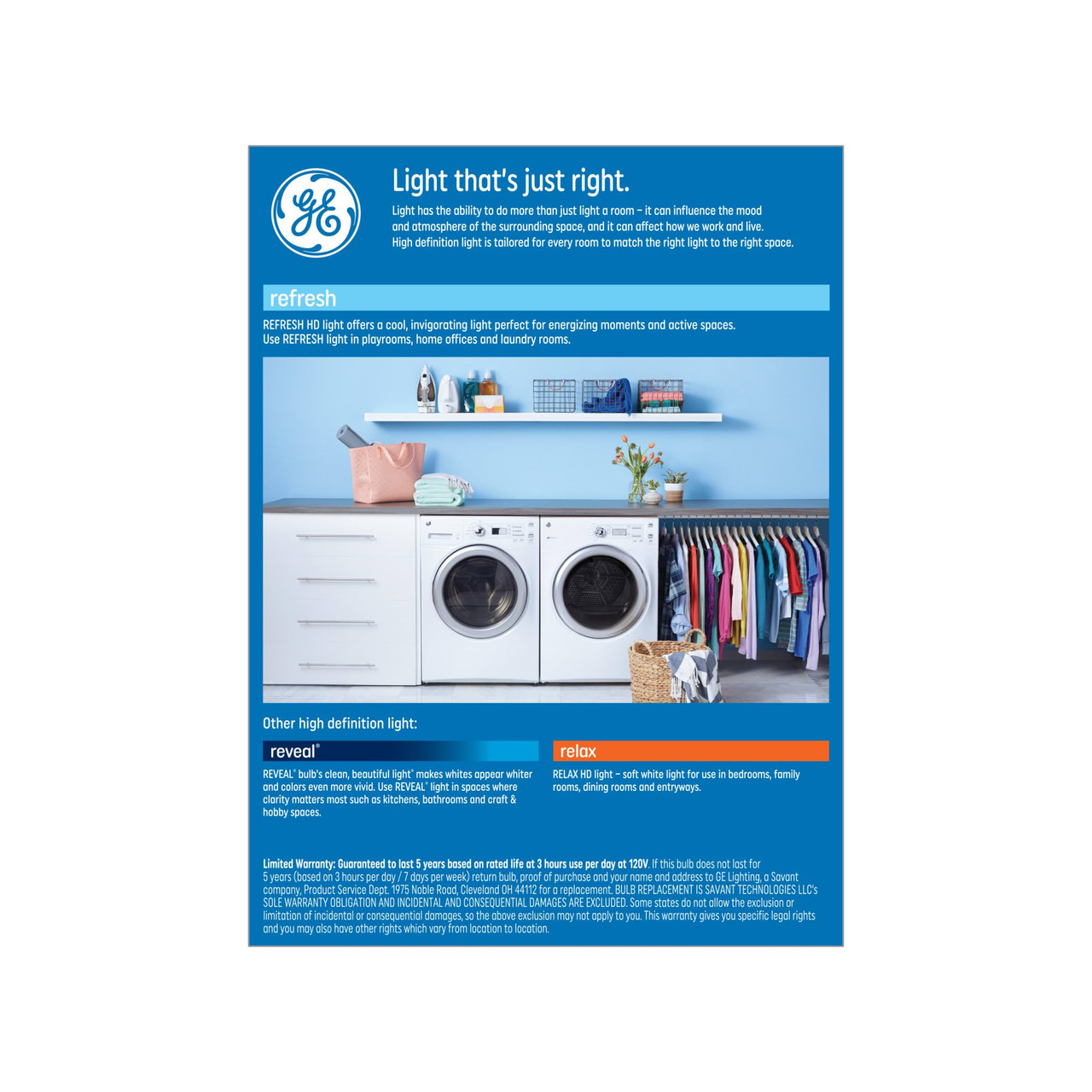 (4 bulbs) GE Refresh LED Light Bulbs, 60 Watt, Daylight, A19, 10 watt, 800 lumens, Dimmable, energetic daylight LED bulb