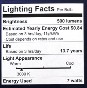 (4 bulbs) GE Lighting LED PAR38 Indoor/Outdoor FloodLight, 7 watt, 500 lumens, Dimmable, 3000K warm white, medium base