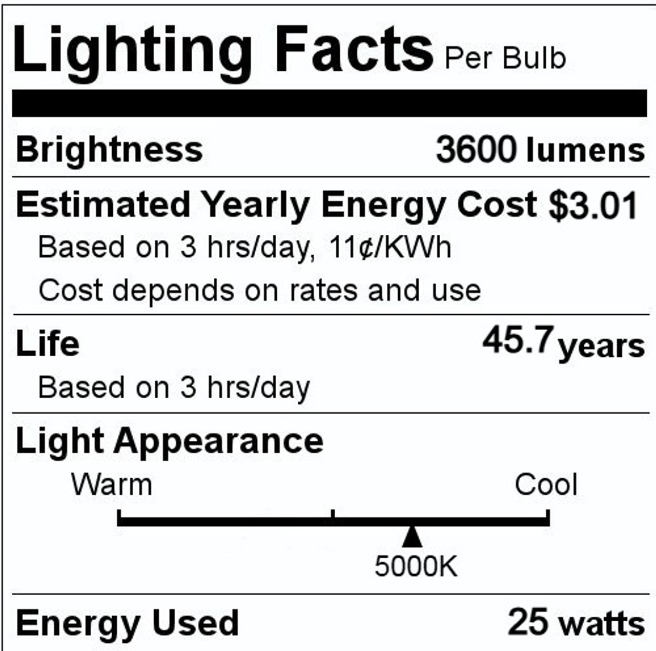 (case of 20) GE Lighting LED Tube, 46 inch T5, 25 watt, 3600 lumens, 120-277V, 5000K Daylight, Damp location rated, Very Bright
